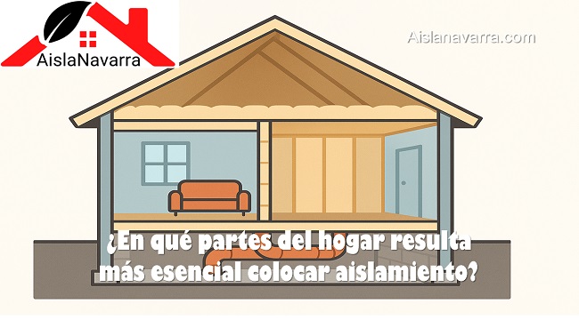En qué partes del hogar resulta más esencial colocar aislamiento