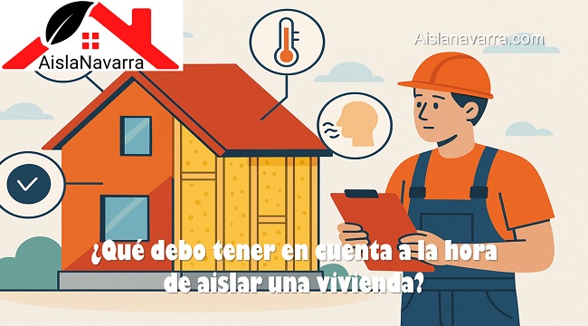 Qué debo tener en cuenta a la hora de aislar una vivienda