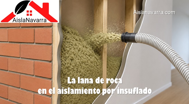 la lana de roca en el aislamiento por insuflado