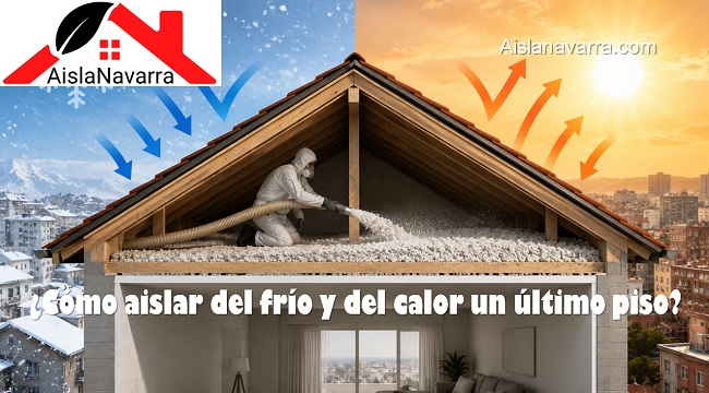 Cómo aislar del frío y del calor un último piso