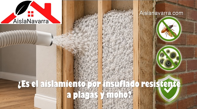 es el aislamiento por insuflado resistente a plagas y moho
