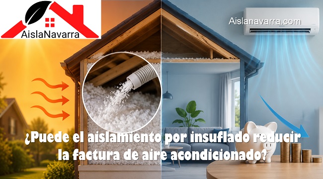 Puede el aislamiento por insuflado reducir la factura del aire acondicionado
