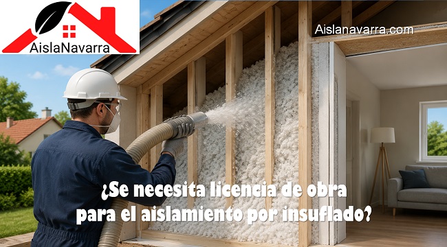 Se necesita licencia de obra para el aislamiento por insuflado